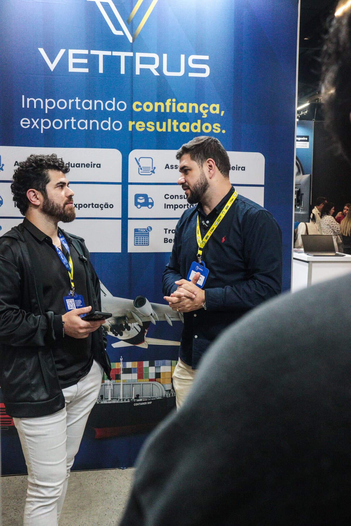Equipe Vettrus em feira de importação — importando confiança, exportando resultados