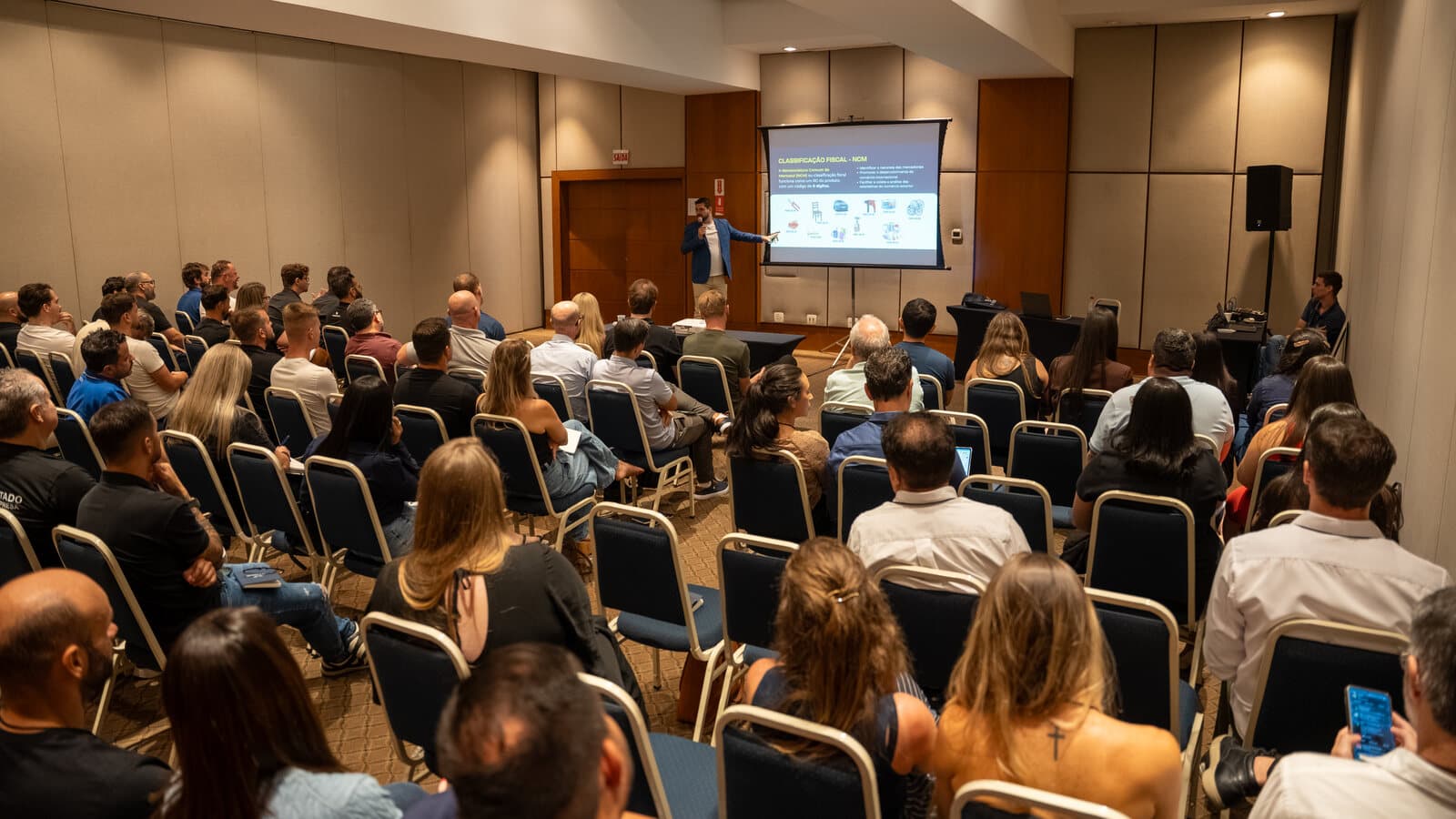 Empresários durante o treinamento presencial do Método Vettrus de Importação